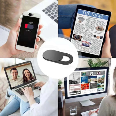 Plastic Camera Cover Shutter Magnet Slider Webcam Cover for IPad Tablet Web Laptop Pc Camera Mobile Phone Lenses Privacy Sticker - Smarsty