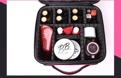 Waterproof Travel Makeup Bag for Women with Brush Storage - Smarsty