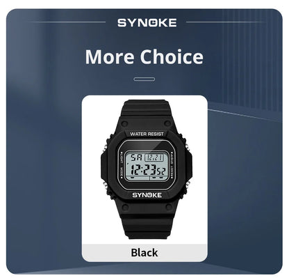 SYNOKE Outdoor Military Digital Watch for Men Waterproof Luminous Sports Timepiece - Smarsty