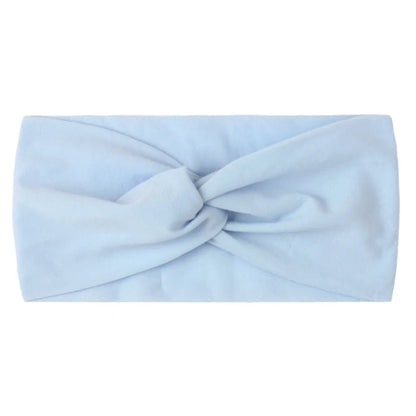 Candy Color Knotted Baby Girl Headband Soft Elastic - Smarsty
