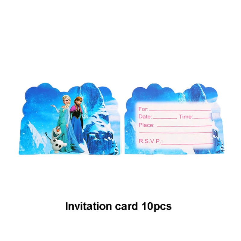 Frozen Princess Birthday Party Tableware Set - Smarsty