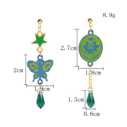 JoJo's Bizarre Adventure Kakyoin Earrings for Cosplay Jewelry - Smarsty