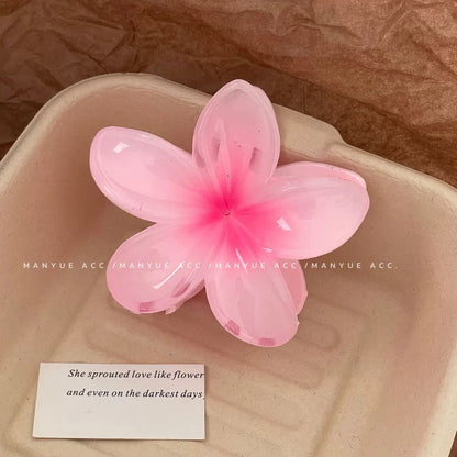 Elegant Gradient Flower Hair Clips Large Secure Hold - Smarsty