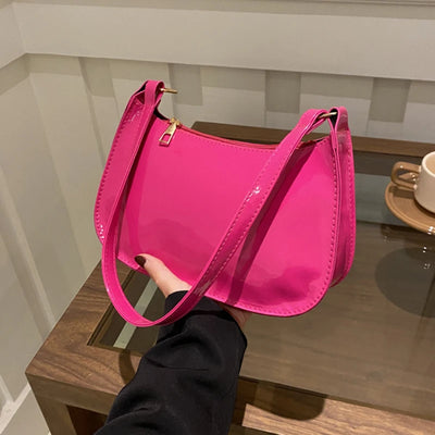 Retro PU Leather Shoulder Bag For Women Everyday Use - Smarsty