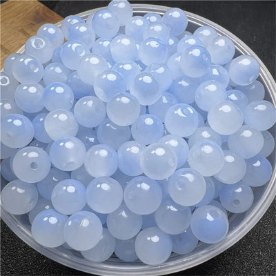 8mm Multicolor Glass Beads for Handmade Jewelry - Smarsty