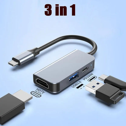 USB C Hub With 4K HDMI PD Fast Charging DockingStation