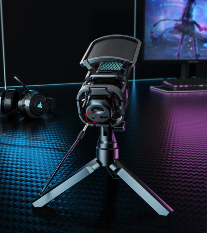 Zealsound RGB USB Condenser Microphone For Streaming - Smarsty