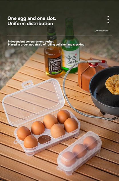 Outdoor Shockproof Egg Box Storage Box, Portable Camping Shatterproof Egg Tray, Home Plastic Protection Box, Travel Shatterproof by Smarsty
