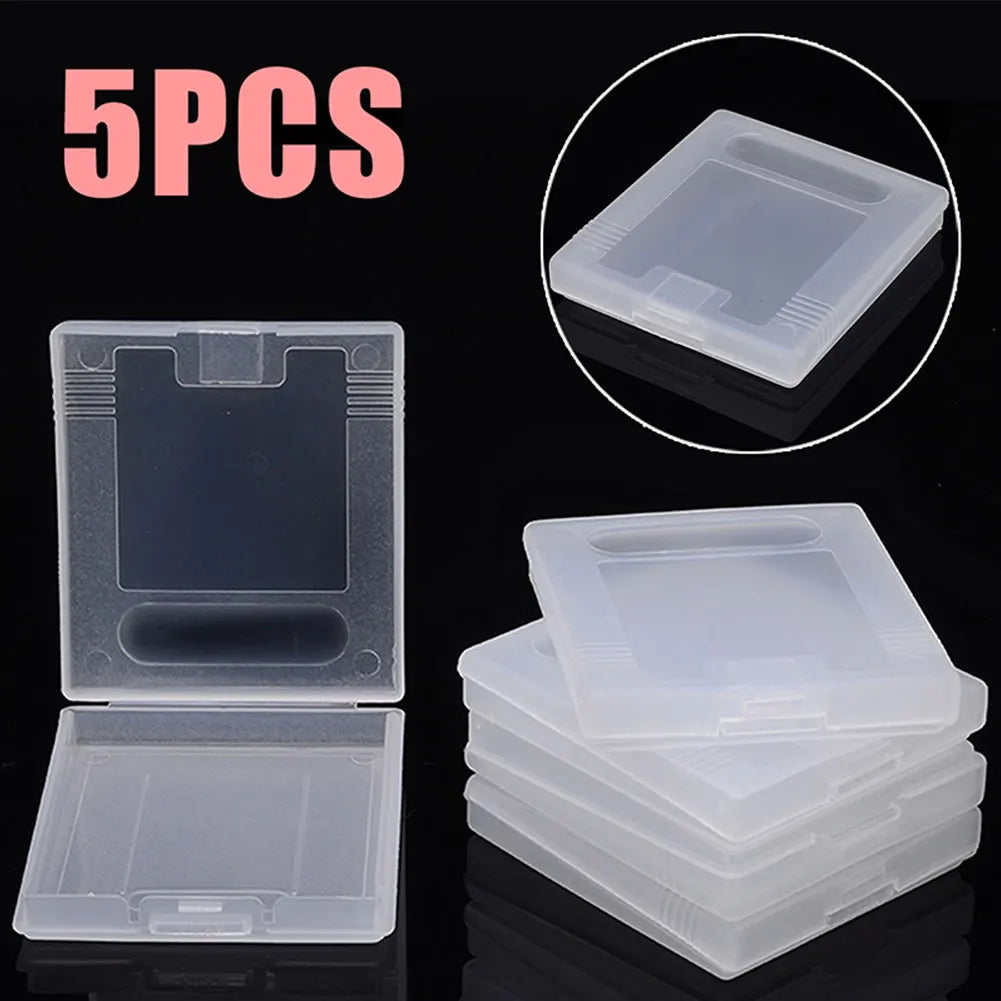 5 Pack Transparent Game Card Cases for Nintendo GBC - Smarsty