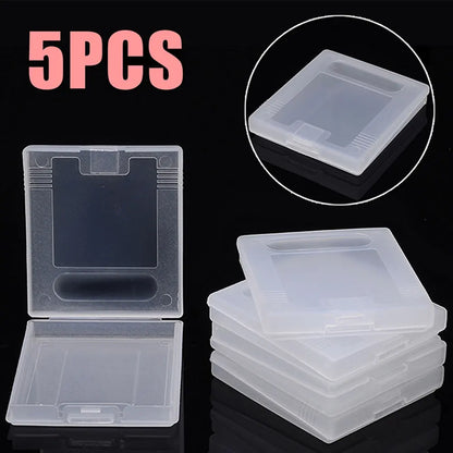 5 Pack Transparent Game Card Cases for Nintendo GBC - Smarsty