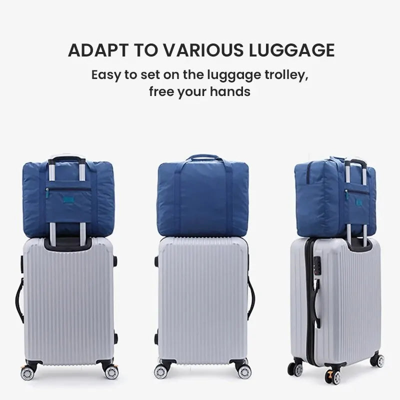 Lightweight Foldable Travel Duffel Bag For Carry On Luggage - Smarsty