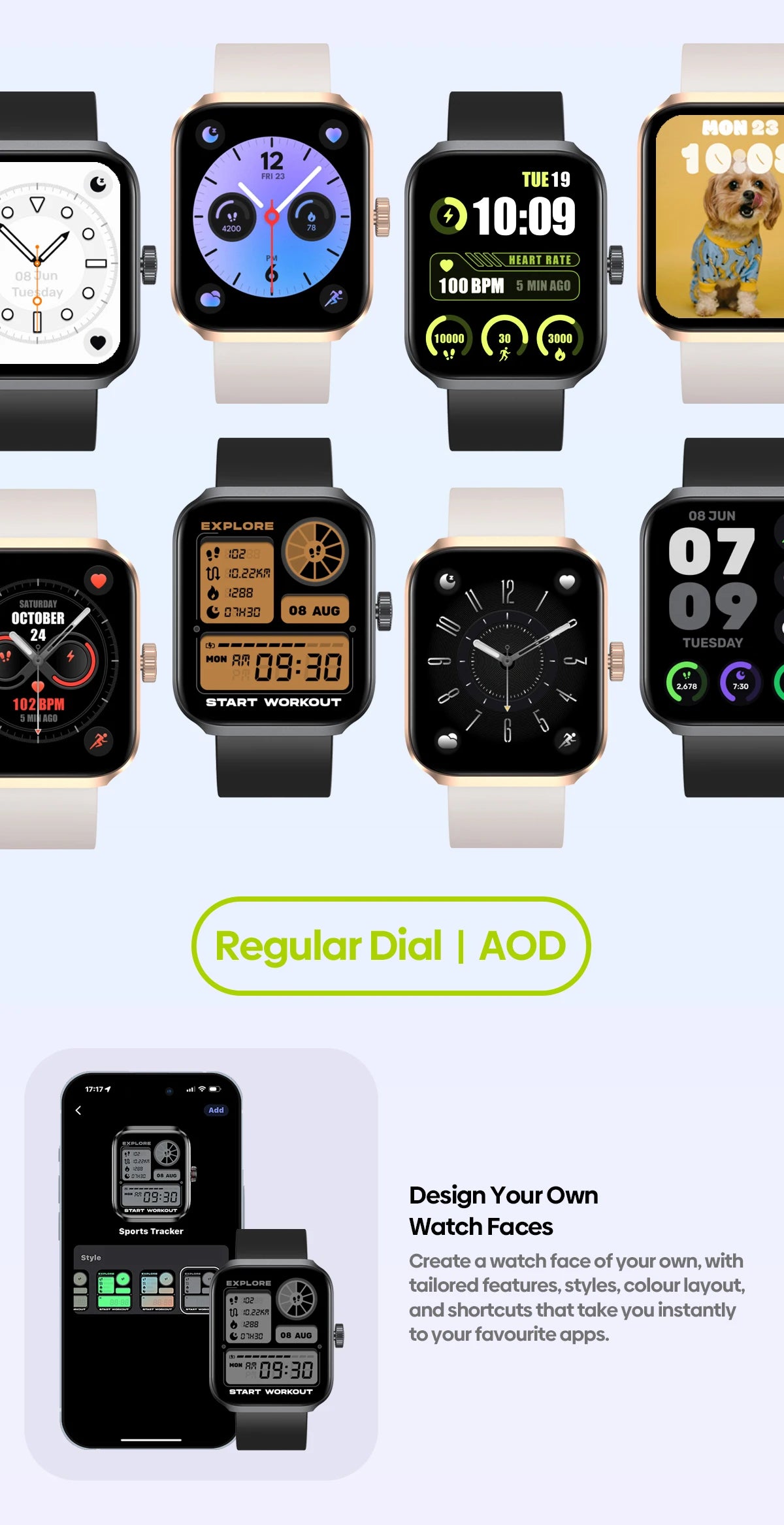 Zeblaze Beyond 3 Plus GPS Smart Watch with AMOLED Display - Smarsty
