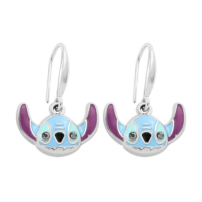 Cute Disney Stitch Flower Stud Earrings for Women and Girls - Smarsty
