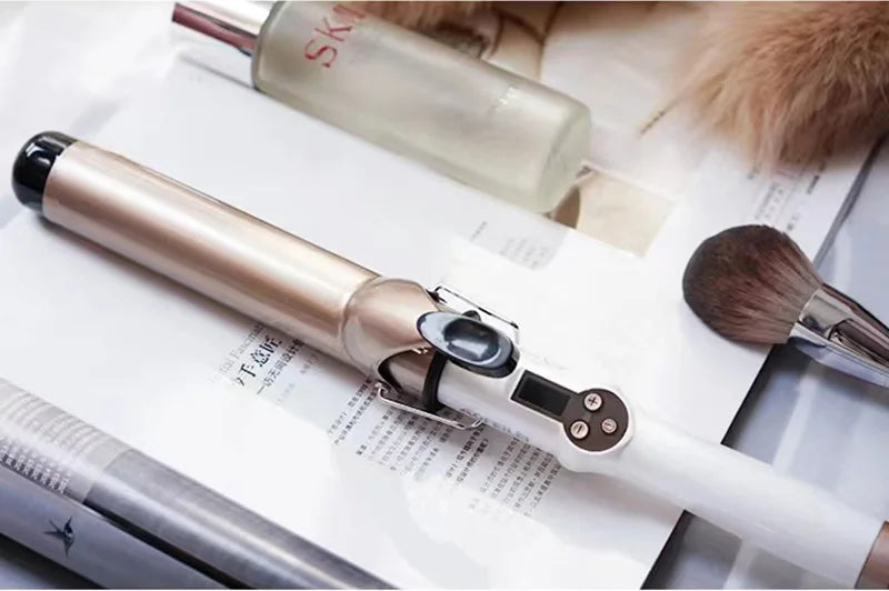 Professional Temperature Setting Electric Hair Curler Wand - Smarsty