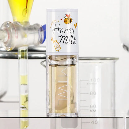 Peach Milk Honey Lip Oil for Moisturizing Lips - Smarsty