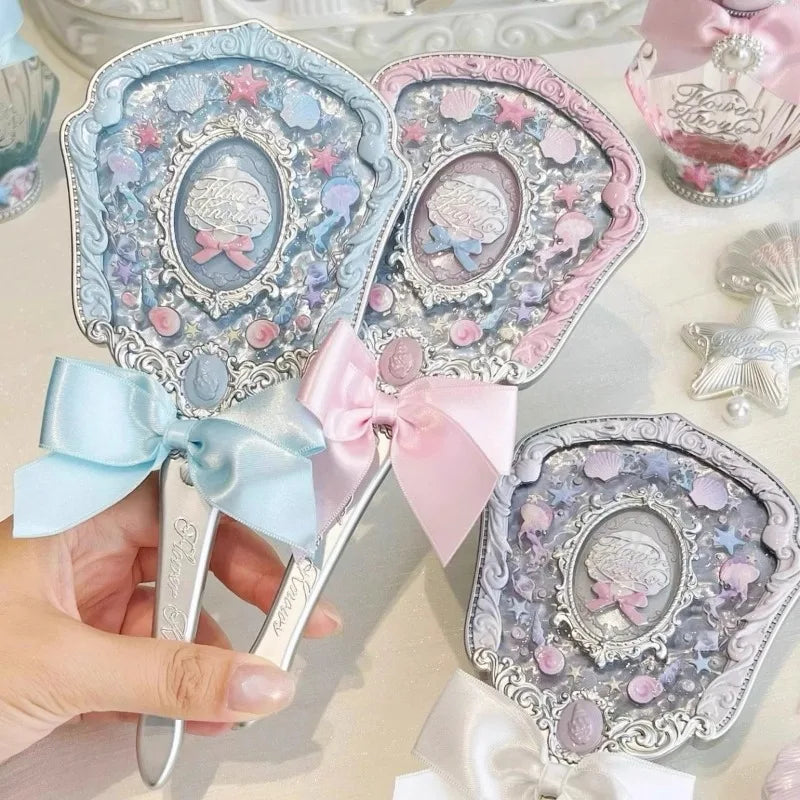 Flower Knows Handheld Mirror Moonlight Mermaid Design - Smarsty