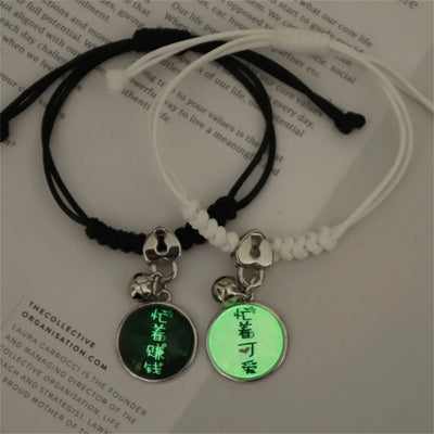Luminous Beads Star Couple Bracelet for Lovers - Smarsty