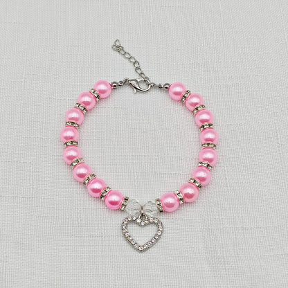Cute Adjustable Pet Necklace with Heart Pendant - Smarsty