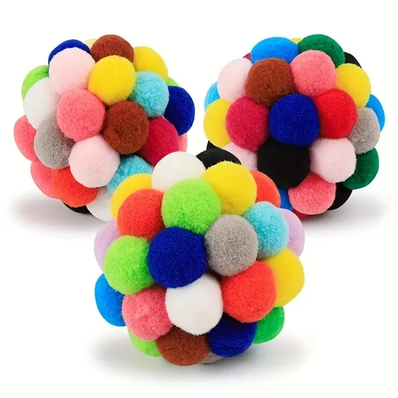 Durable Nylon Cat Plush Ball Toy for Engaging Play - Smarsty