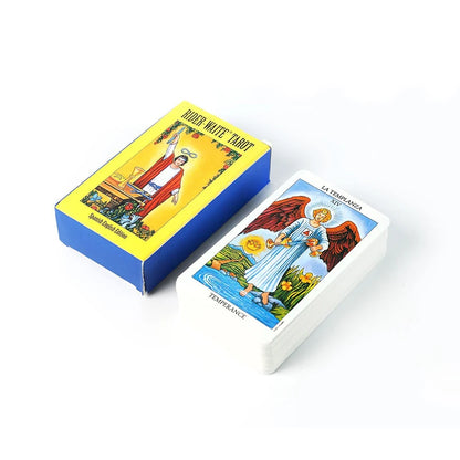Hot Sell Rider Waite Tarot Card Divination Personal Use Tarot Deck Full English Spanish Version Oracles Deck for Girl Board Game by Smarsty