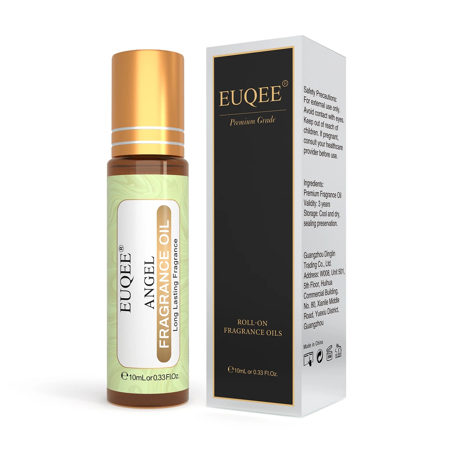 EUQEE 10ml Women's Roller Fragrance Oil Coconut Vanilla Scent - Smarsty