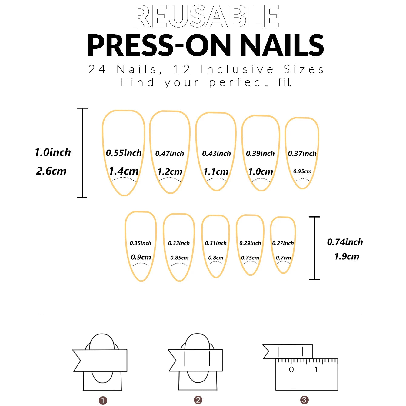 Wine Red Almond Press On Nails 24PCS for Effortless Glam - Smarsty