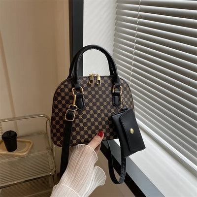 Lux Plaid Crossbody Bag For Women With Compact Mini Purse - Smarsty