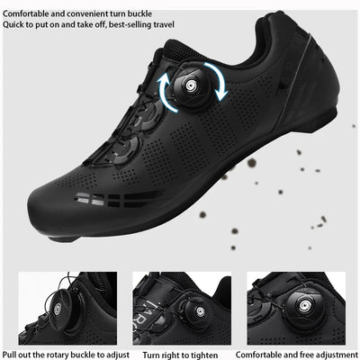 LiXingMing Cycling Shoes Road Bike Men Racing Contest Self-Locking Speed Bicycle Sneakers Women Spd Cleats Cycling Footwear by Smarsty