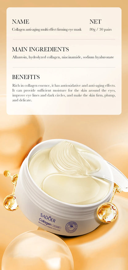 Crystal Collagen Eye Masks for Dark Circles and Puffiness - Smarsty