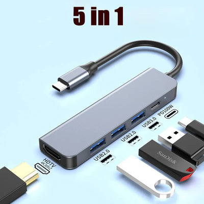 USB C Hub With 4K HDMI PD Fast Charging DockingStation - Smarsty