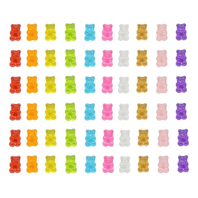 10/20pcs Glow-in-the-Dark Cute Bear Shoe Charms - Luminous DIY Shoe Decoration Accessories for Clogs - Smarsty