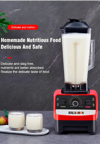 2000W Heavy Duty Commercial Blender Stationary Mixer Food Processor Ice Smoothies for Kitchen High Power Juicer Blender BPA Free by Smarsty