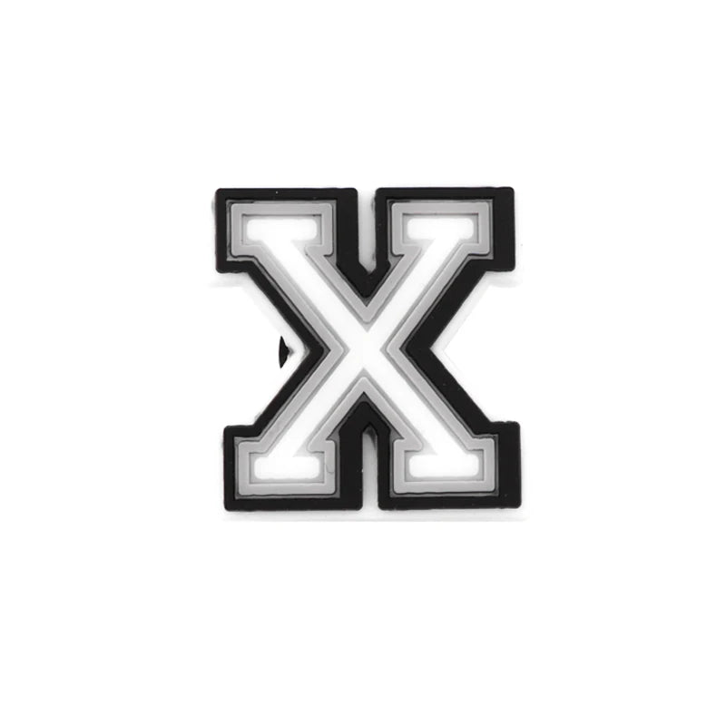 1 Pcs Letter Shoe Charms for Clog Sandals Shoe Decoration Number Alphabet Characters DIY Shoes Pins for Boy Girl Men Women