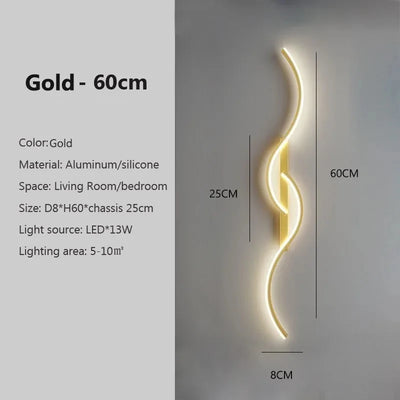 Modern LED Wall Lamp for Minimalist Bedroom Lighting - Smarsty