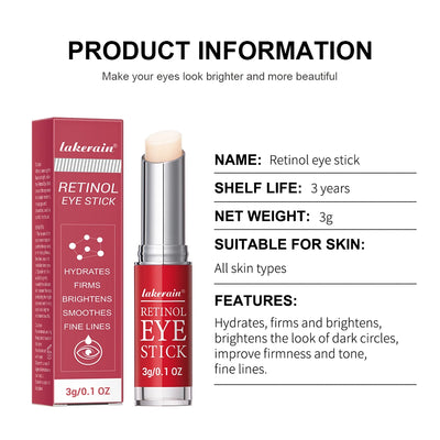 Retinol Eye Cream Stick for Dark Circles and Firming - Smarsty