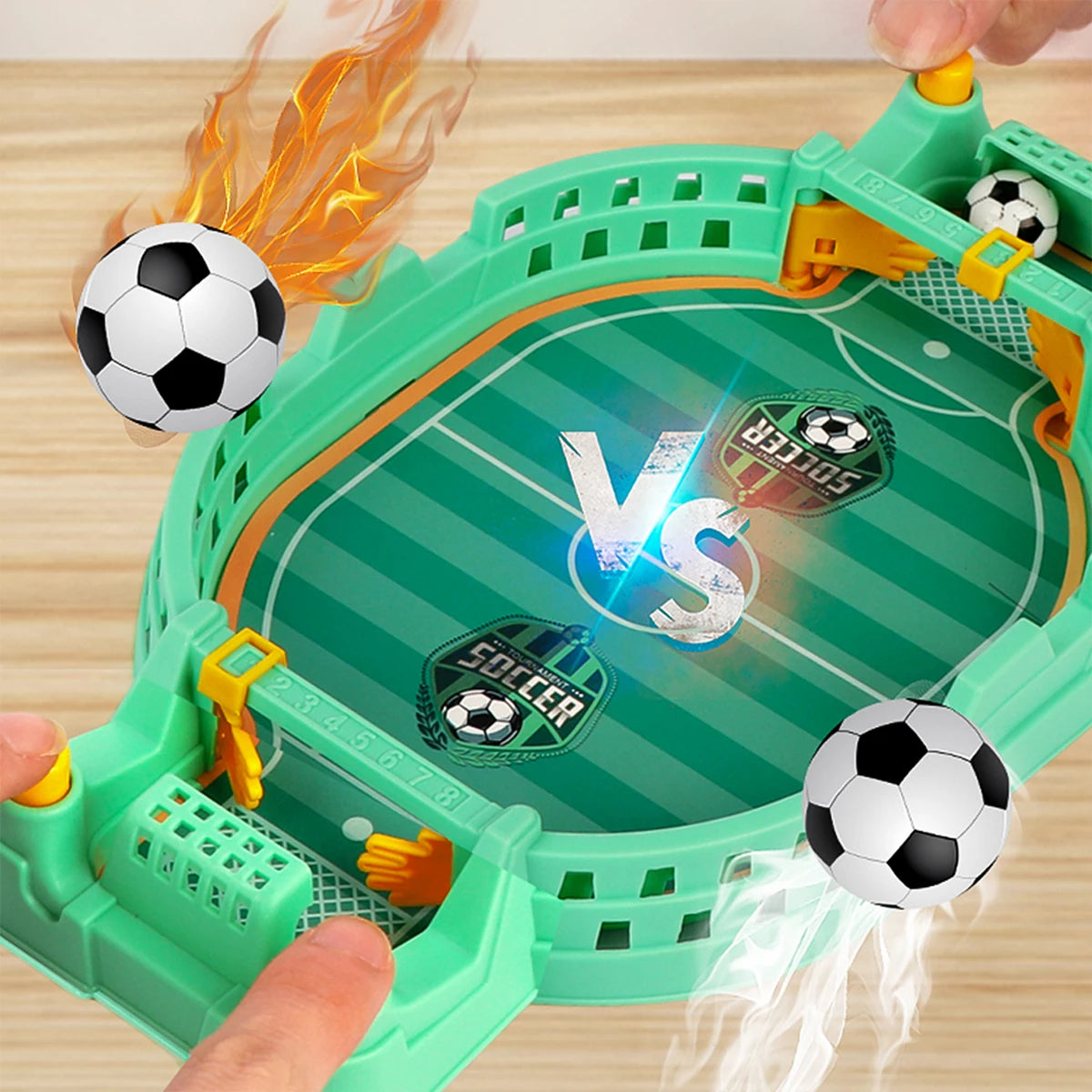 Football Table Mini Tabletop Interactive Game, Soccer Tabletops Competition Sports Games Desktop Catapult Toys for Family Game by Smarsty
