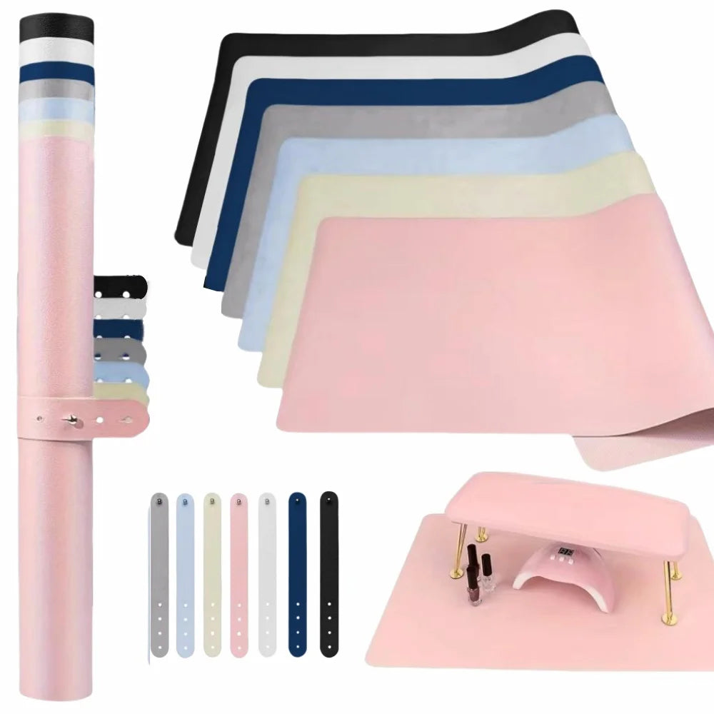 Foldable Nail Art Table Mat Waterproof Hand Rest Pad - Smarsty