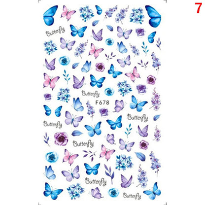 Luxury 3D Butterfly Nail Stickers for Stunning Art - Smarsty