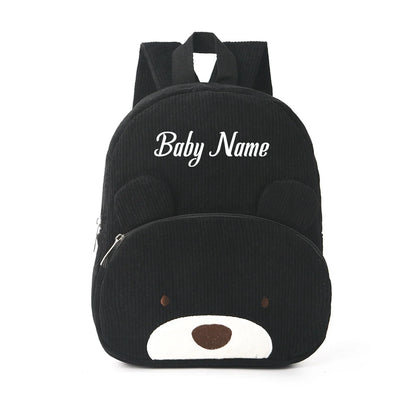 Custom Name Toddler Backpack Cartoon Bear Large Capacity - Smarsty