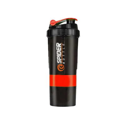 3 Layers Shaker Protein Bottle Powder Shake Cup Water Bottle Plastic Mixing Cup Body Building Exercise Bottle - Smarsty