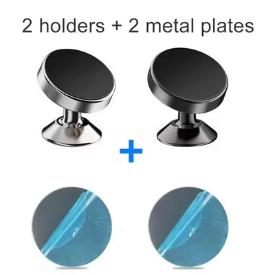 Magnetic Car Phone Holder With GPS Mount For Easy Access - Smarsty