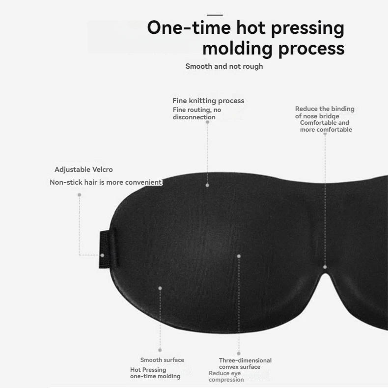 3D Non-Marking Eye Mask for Comfortable Sleep - Smarsty