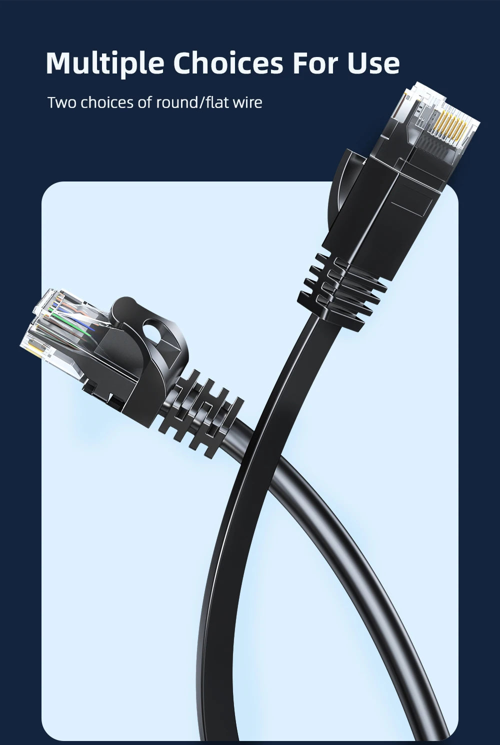 Essager Cat6 Ethernet Cable for High Speed Networking - Smarsty