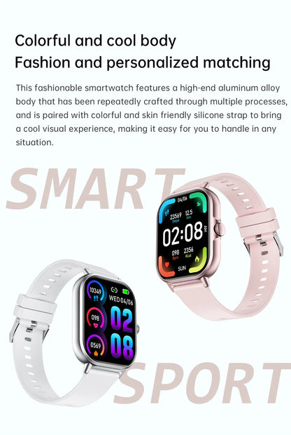 Smartwatch with Bluetooth Call and Music Playback - Smarsty
