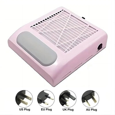 80W Nail Dust Collector Powerful Vacuum for Salon - Smarsty