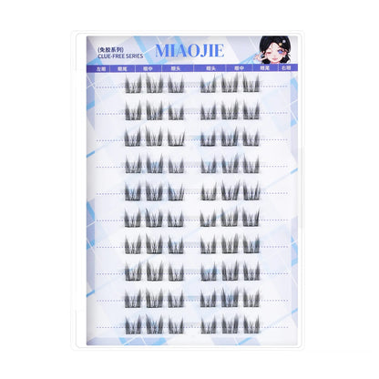 Miaojie No-Glue False Eyelashes for Easy Application - Smarsty