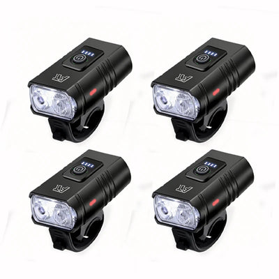 LED Bicycle Front Light Type-C Rechargeable Bicycle Headlight MTB Road Bike Headlamp Easy to Install Cycling Accessories - Smarsty