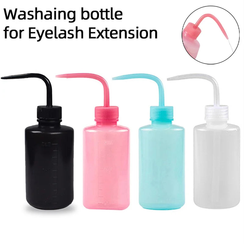Eyelash Cleaning Bottle with Curved Spout 250ml 500ml - Smarsty