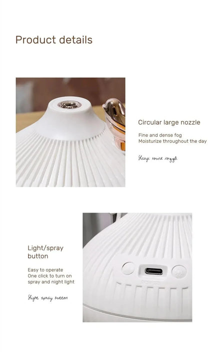 Onion Shape Humidifier with Night Light for Quiet Sleep - Smarsty