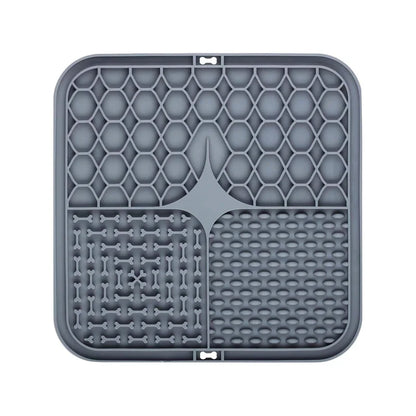 Silicone Pet Lick Mat for Slow Feeding Dogs - Smarsty